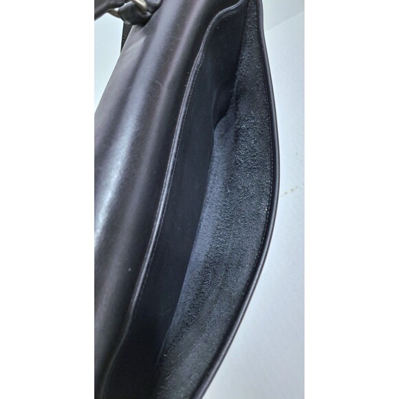 Vintage Coach Full Glove Tanned Black Leather #5328 Attaché Messenger Briefcase - Picture 14 of 14